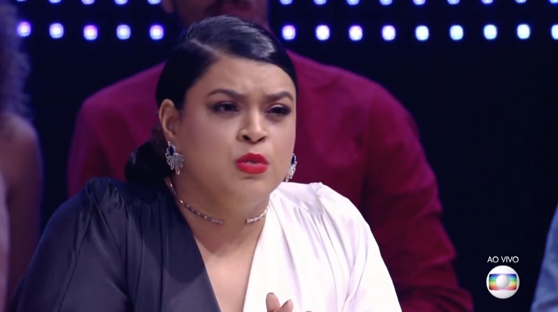 Preta Gil como uma das especialistas do PopStar (Foto: Reprodução/Globo)