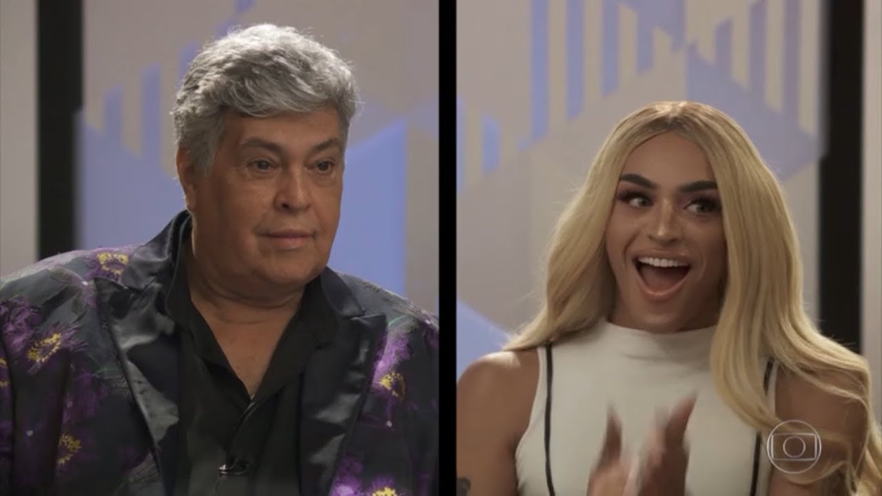 Sidney Magal e Pabllo Vittar no Fantástico.