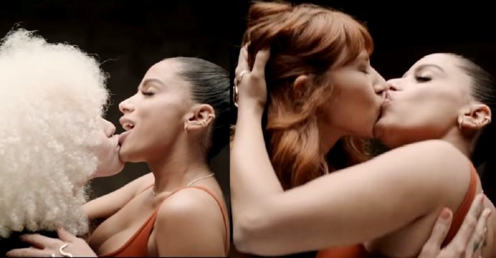 Anitta beija várias pessoas em novo videoclipe (Foto: Reprodução)