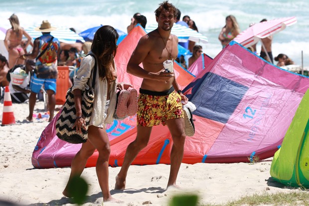 Aline Riscado e Felipe Roque (Foto: Dilson Silva / AgNews)