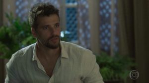 Gabriel (Bruno Gagliasso) em O Sétimo Guardião
(Foto: Reprodução/Globo)