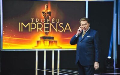 Silvio Santos no comando do Troféu Imprensa, do SBT (Foto: Divulgação)