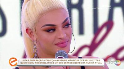 Pabllo Vittar esteve na Eliana (Foto: Reprodução)