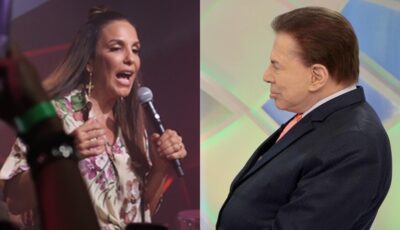 Ivete Sangalo e Silvio Santos (Foto: Reprodução)