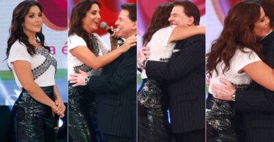 Ivete Sangalo e Silvio Santos (Foto: Divulgação/SBT)