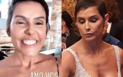 Deborah Secco estava empolgada com a possível vitória na Globo (Foto: Reprodução)