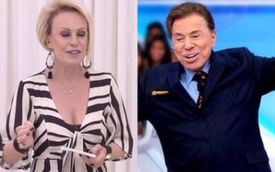 Ana Maria Braga e Silvio Santos (Foto: Reprodução)