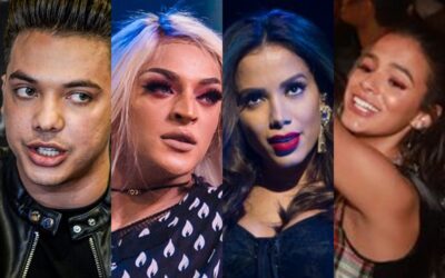 Wesley Safadão, Pabllo Vittar, Anitta e Bruna Marquezine (Foto: Reprodução)