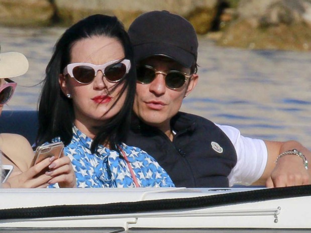 Orlando Bloom e Katy Perry (Foto: Reprodução)