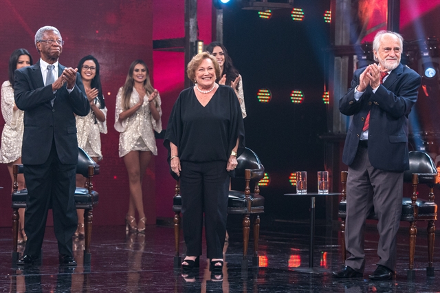 Milton Gonçalves, Nicette Bruno e Ary Fontoura (Foto: Globo/Fábio Rocha)