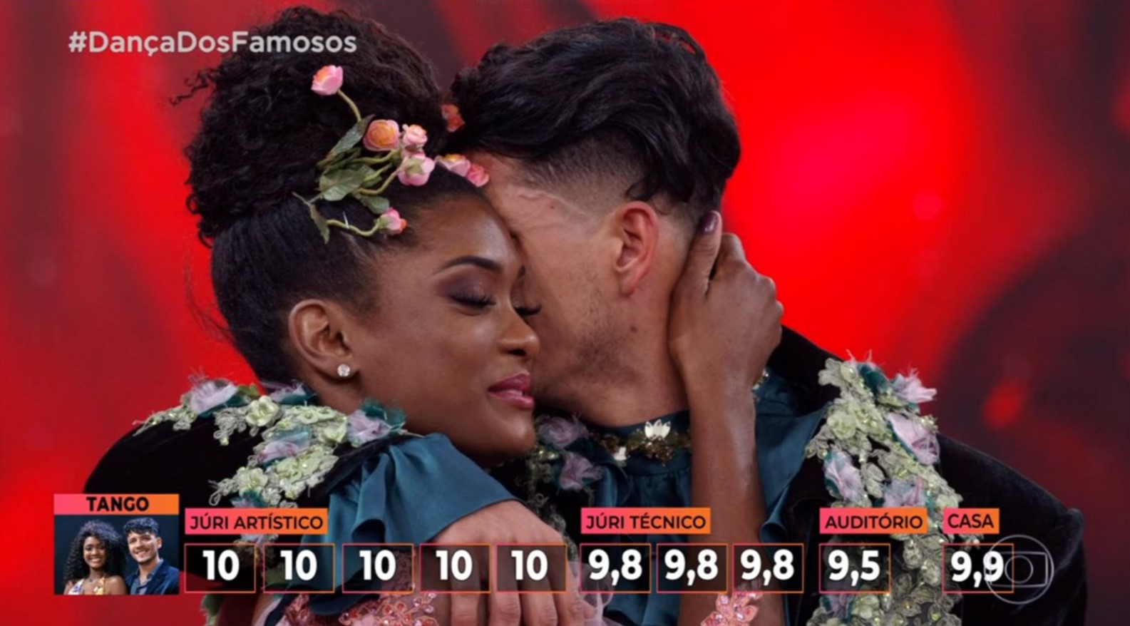 Erika Januza na final da Dança dos Famosos (Foto: Reproduçao/Globo)