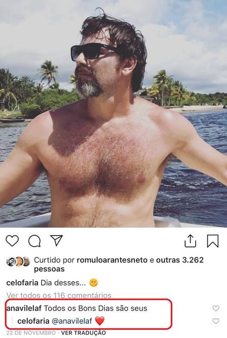 Marcelo Faria está namorando Ana Luisa Vilela Foto: Reprodução/Instagram