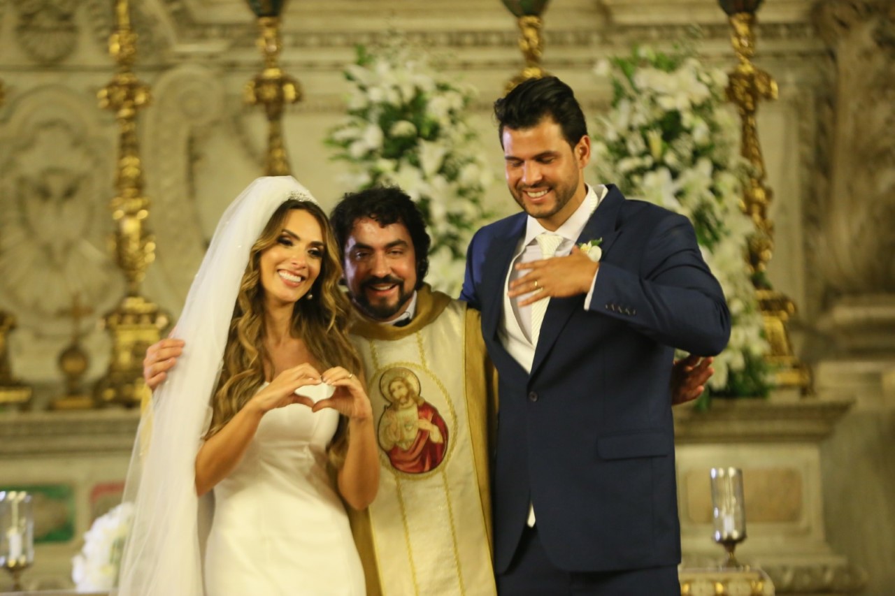 Casamento de Nicole Bahls e Marcelo Bimbi (Foto: Divulgação)