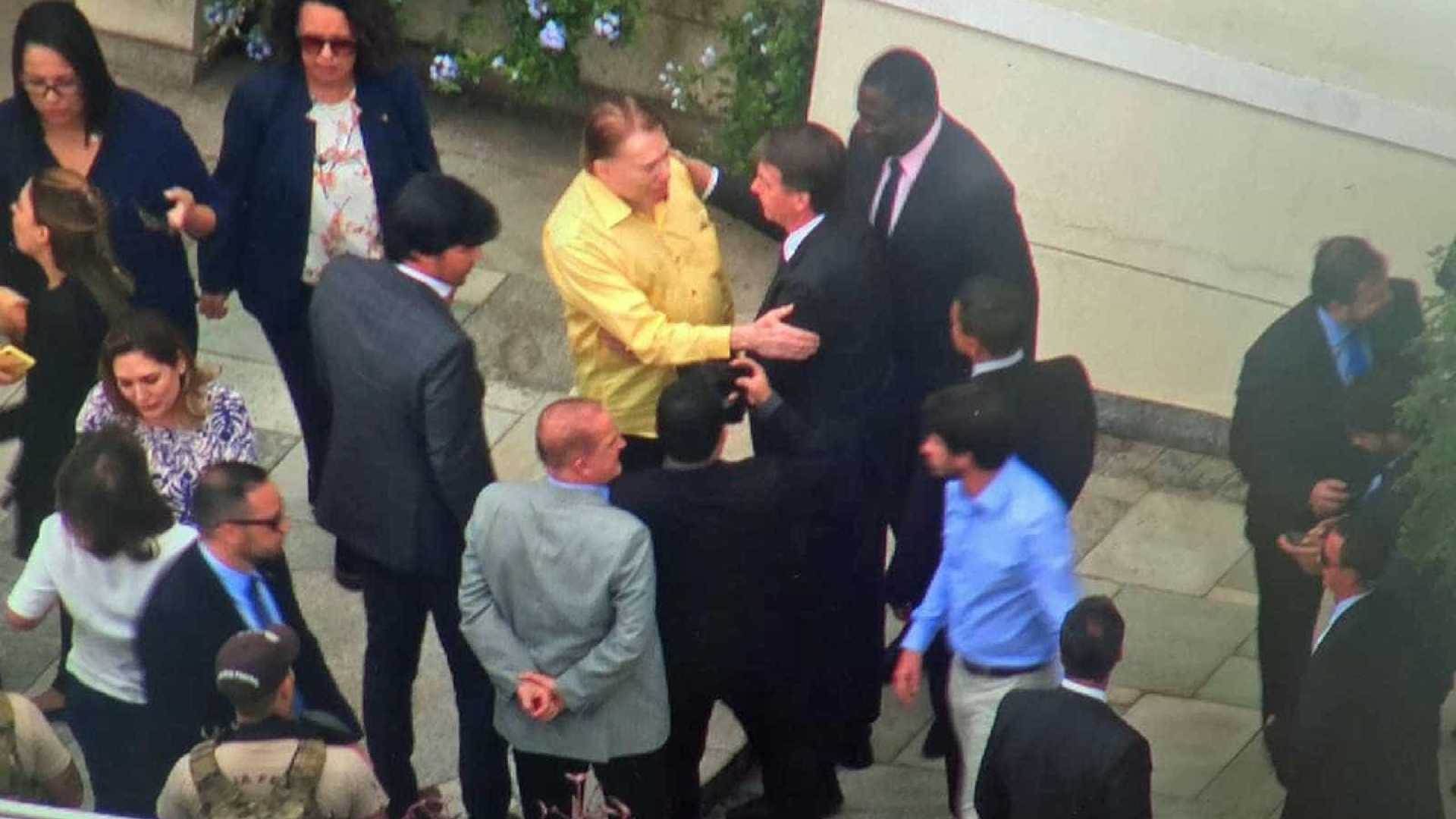 Silvio Santos e Jair Bolsonaro tiveram encontro recente (Foto: Reprodução)