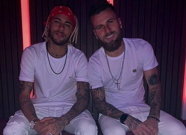 Neymar Jr e Lucas Lima (Foto: Reprodução/Instagram)