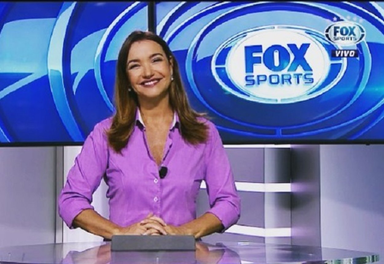 A apresentadora Renata Cordeiro enquanto era contratada do FoxSports (Foto: Reprodução)