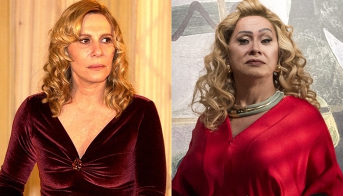 Renata Sorrah como Nazaré e Nany People como Marcos Paulo em O Sétimo Guardião (Fotos: Globo/João Miguel Júnior/Estevam Avellar)