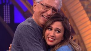 Carlos Alberto de Nóbrega com Tatá Werneck no Lady Night (Foto: Reprodução/Multishow)