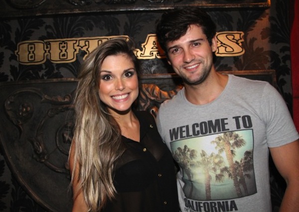 Flavia Vianna e o ex-BBB Fernando Justin