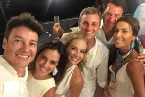 Rodrigo Faro e Luciano Huck já passaram o réveillon juntos no ano passado (Foto: Reprodução)