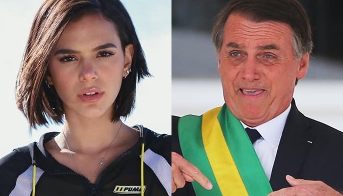 Famoso âncora do SBT defende Bolsonaro e revela podres de Bruna Marquezine: "mau exemplo à juventude" (Fotos: Reprodução e REUTERS/Sergio Moraes)