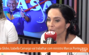 Izabella Camargo falou sobre a Globo (Foto: Reprodução)