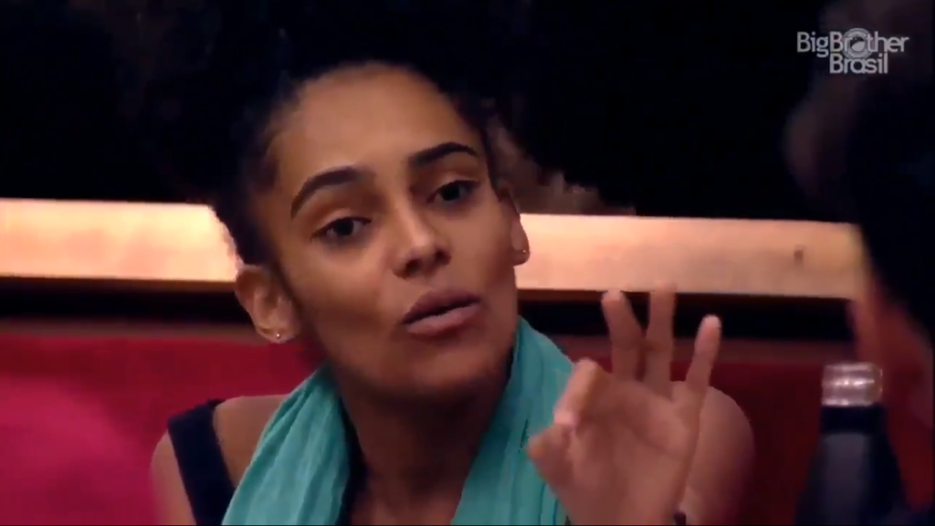 Gabriela soltou o verbo no BBB19 da Globo (Foto: Reprodução)