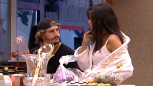 Alan e Hana no BBB19 (Foto: Reprodução)