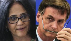 Damares e Bolsonaro (Foto: Reprodução)