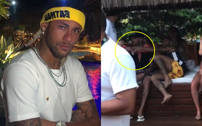 Vídeo) Neymar usando lança-perfume durante festa?