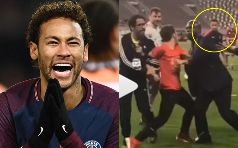 Neymar e fã louco (Foto: Reprodução)