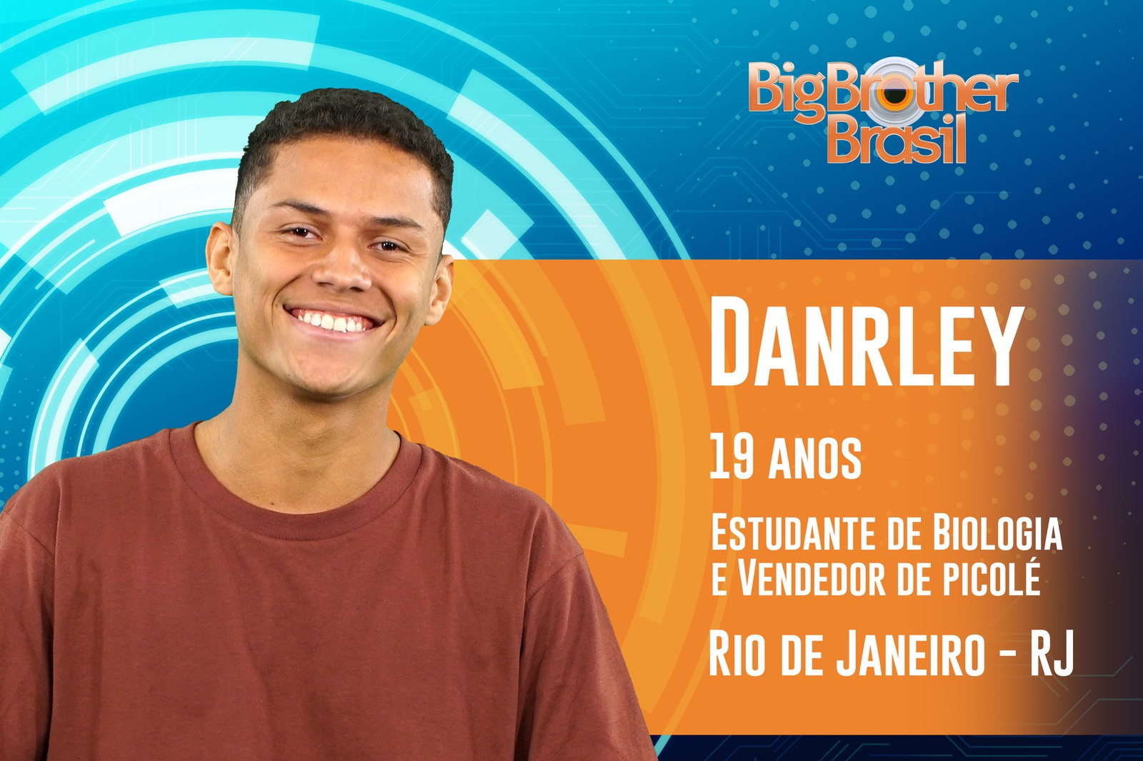 Darley tem 19 anos e estará no BBB19