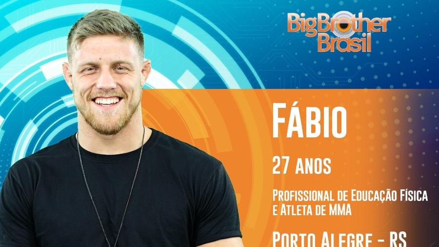 Fábio Alano, sexto participante anunciado no "BBB 19" Imagem: Reprodução/GShow