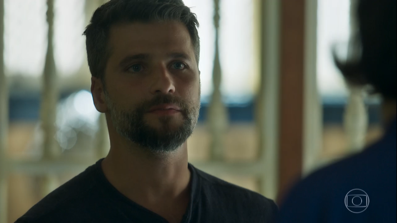 Gabriel (Bruno Gagliasso) em cena de O Sétimo Guardião (Foto: Reprodução/Globo)