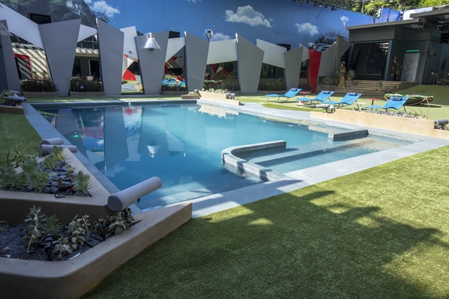 Área externa da casa do Big Brother Brasil 2019 (Foto: Globo/Victor Pollak)