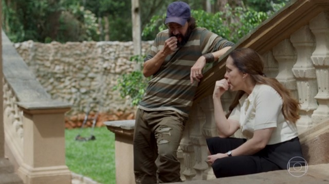 Robério e Judith em O Sétimo Guardião (Foto: Divulgação)