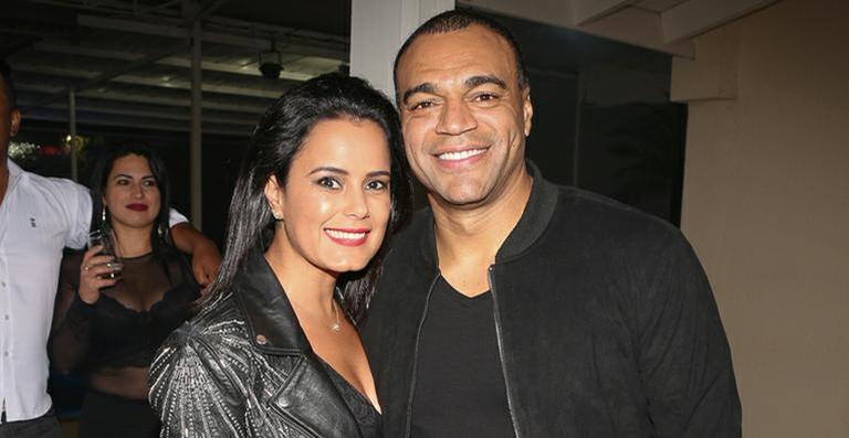 Luciele Di Camargo e Denilson (Foto: Reprodução)