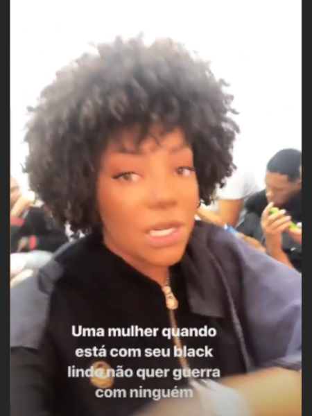 Ludmilla exibe os cabelos naturais (Foto: Reprodução/Instagram)