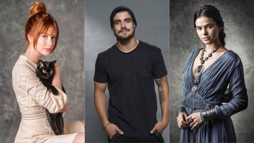 Marina Ruy Barbosa, Caio Castro e Bruna Marquezine boatos,fama e brigas por causa de atrasos no Globo (Foto: Montagem TV Foco)