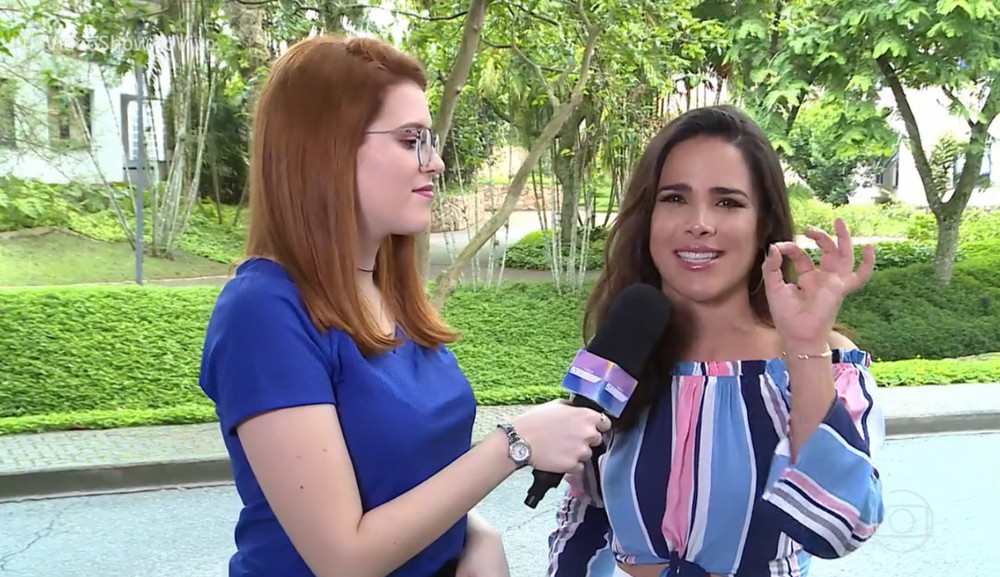 Wanessa Camargo falou sobre o casamento e paqueras em papo com Ana Clara, no 'Vídeo Show' — Foto: TV Globo