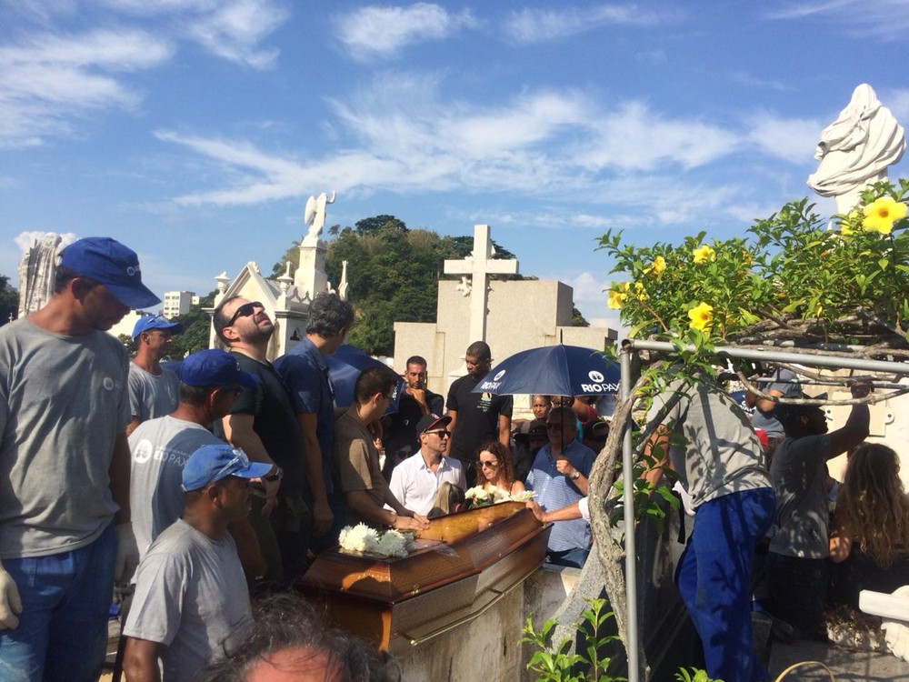 Enterro de Caio Junqueira (Foto: Divulgação)