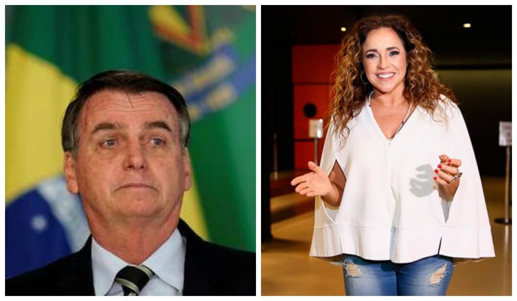 Jair Bolsonaro foi criticado em nova música de Daniela Mercury (Foto: Montagem)