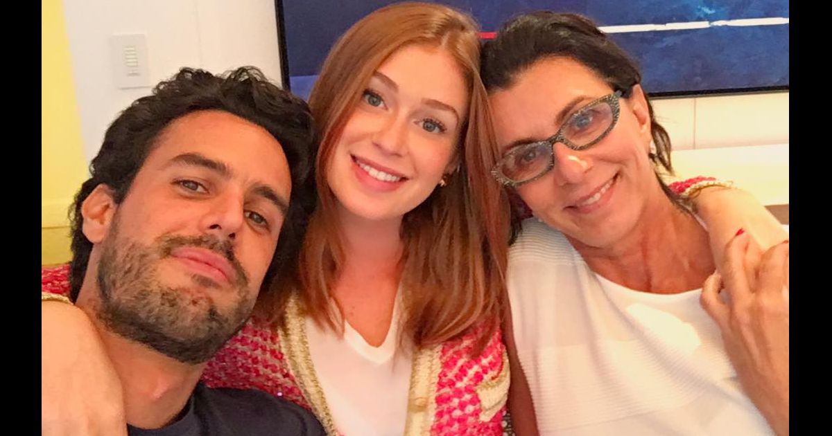 Vera Negrão, Alexandre Negrão e Marina Ruy Barbosa (Foto: Divulgação)