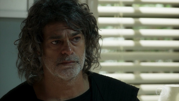 Murilo/León (Eduardo Moscovis) em cena de O Sétimo Guardião (Foto: Reprodução/Globo)