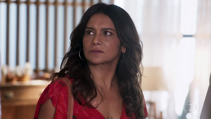 Janaína (Dira Paes) em Verão 90 (Foto: Reprodução/Globo)