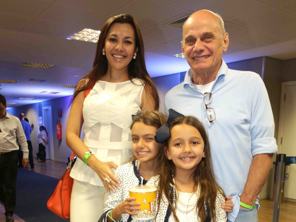 Ricardo Boechat e a família (Foto: Divulgação)