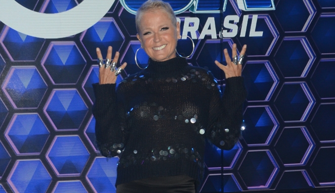 Xuxa no lançamento do The Four Brasil, novo reality da Record (Foto: Eduardo Martins/Ag News)