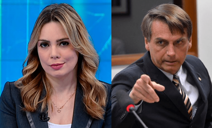 Rachel Sheherezade e Bolsonaro (Foto: Divulgação)