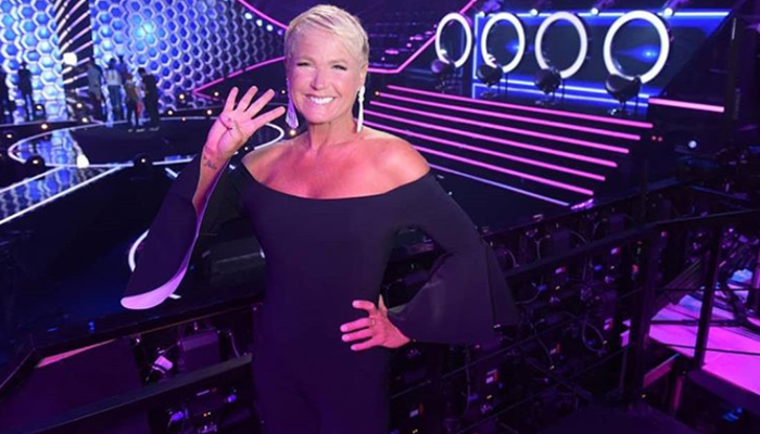 Xuxa Meneghel durante ensaios do The Four Brasil (Foto: Reprodução/Instagram)