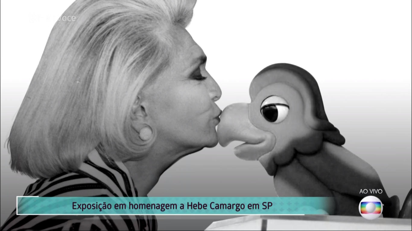 Hebe Camargo na Globo (Foto: Reprodução)